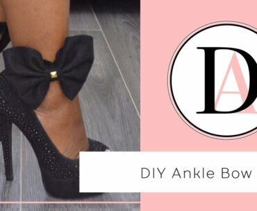 DIY Ankle Shoe Bow