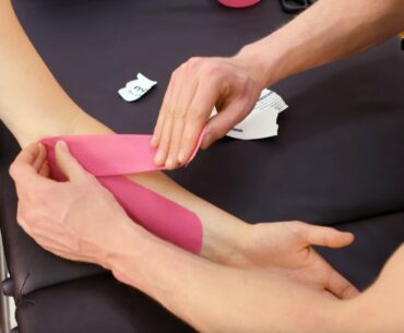 Kinesiology Tape for Golfer's elbow