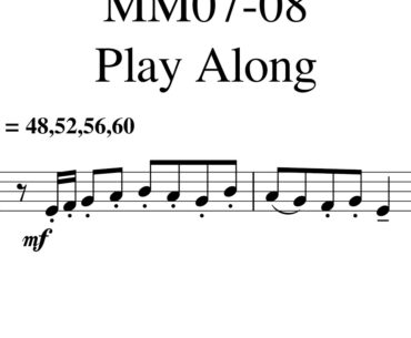 002 Jam Bouree MM07 08 Play Along 48 52 56 60