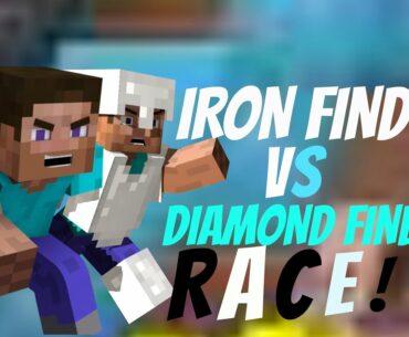 Diamond finder vs iron finder - RACE!
