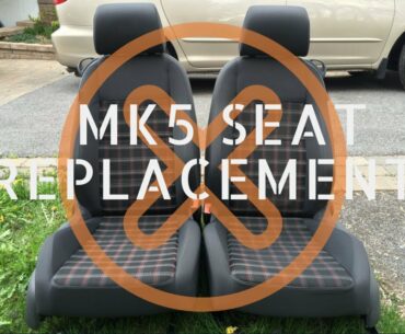 Golf Gti Mk5 Seat Replacement **DISCONNECT BATTERY**