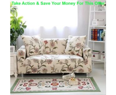 Deal Floral Printing Stretch Elastic sofa cover cotton sofa towel non-slip sofa covers for living r