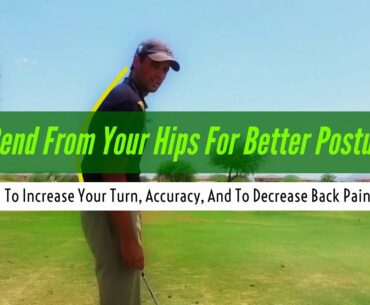 THE SETUP AND BENDING FROM THE HIP FOR BETTER GOLF || Jared Danford Golf