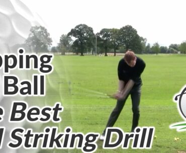 Stop Topping the Golf Ball - Best Ball Striking Drill
