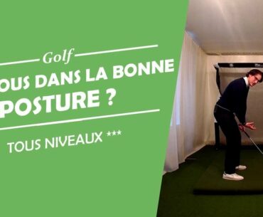 ETES VOUS DANS UNE POSTURE STATIQUE OU DYNAMIQUE ?  - COURS DE GOLF