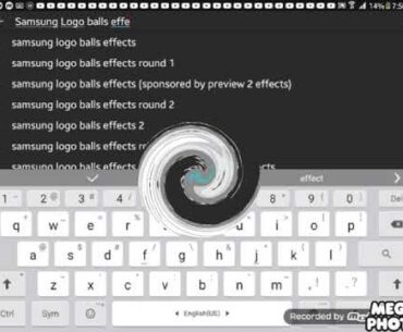 Samsung Logo Balls Effects Small Video