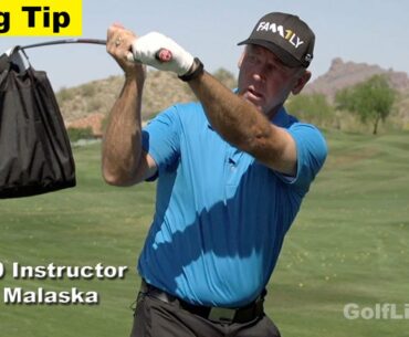 How to Swing a Golf Club to Maintain It's Weight and Force with Mike Malaska