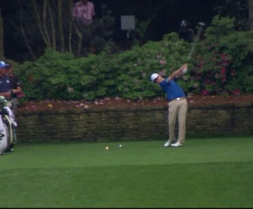 2019 Masters: Zach Johnson's Practice Swing Goof (Hole #13)