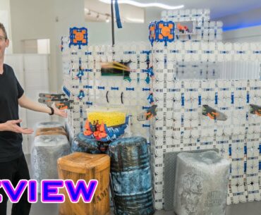TACTICAL NERF FORT 3.0 | THE ULTIMATE NERF CASTLE!