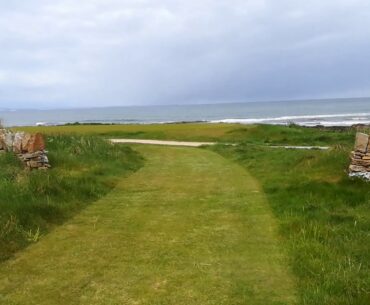 Kingsbarns Golf Links, 3rd tee, Brae