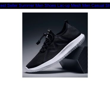 New Summer Men Shoes Lac-up Mesh Men Casual Shoes Lightweight Comfortable Breathable Runningshoes M