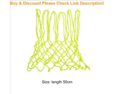 Best 12 Loop Basketball Hoop Basket Rim Net Mesh Net Backboard Rim Ball Pum Luminous Basketball Net