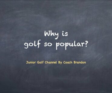 [Introduction #2] Why is golf so popular?