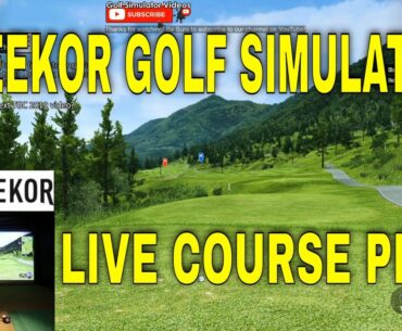 How to Play UNEEKOR Golf Simulator Software - LIVE Q&A with Course Play