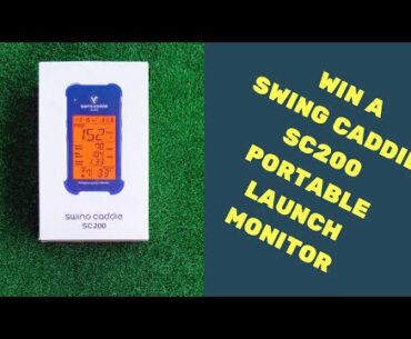 WIN A SWING CADDIE SC200 PORTABLE GOLF LAUNCH MONITOR !!!