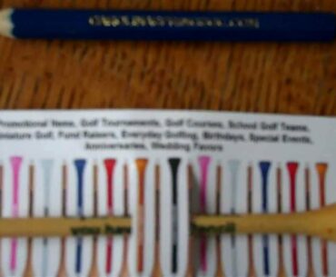 TeeCil  The Golf Tee that's also a Pencil