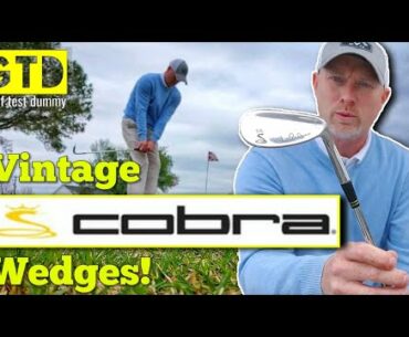 How to Practice LIKELY SHORT GAME Shots - Vintage COBRA Wedges - Golf Test Dummy