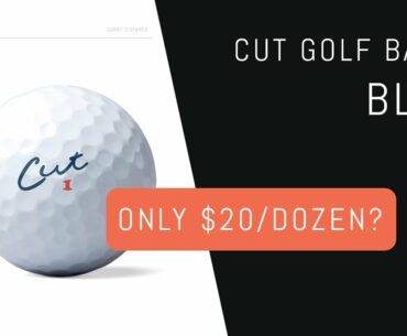 $20/Dozen for a Premium Ball? Cut Golf Balls Review | Blue