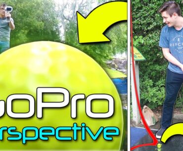 MINI GOLF WITH A GOPRO ATTACHED TO THE PUTTER!