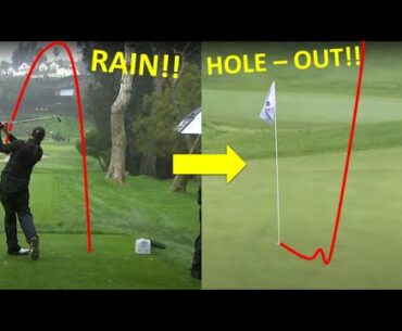 Golf's best shots in the rain!!