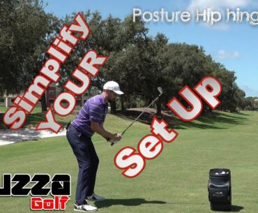 Simplify YOUR Golf Set up (Posture Hip hinge drill)