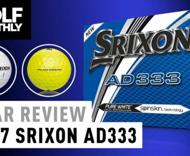 2017 Srixon AD333 Golf Ball - Quick-Fire Review