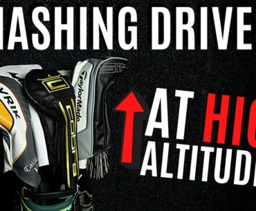 (450 YARD DRIVES???) TESTING GOLF CLUBS AT HIGH ALTITUDE?!