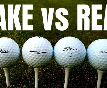 FAKE ILLEGAL EBAY TITLEIST PRO V1 vs REAL TITLEIST PRO V1
