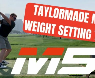 Taylormade M5 Weight Adjustment Test... Does It Make Any Difference?