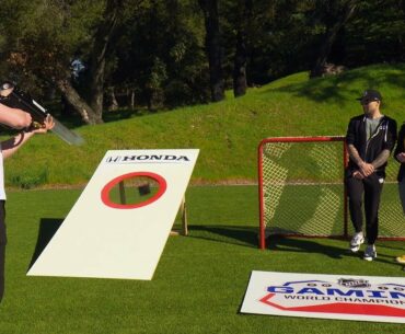 House of Chel: T-Shirt Cannon Cornhole