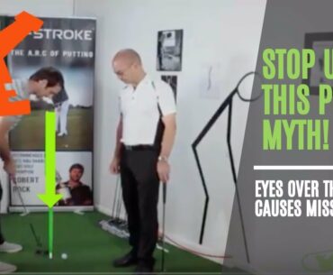 Golf Putting Myth Eyes Over The Ball - Putting Myths Destroyed