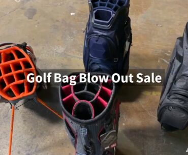 Golf Bag Blowout Sale