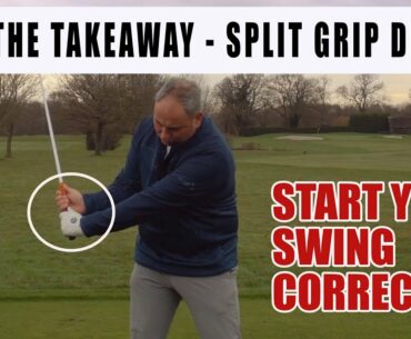 Golf - The Takeaway - Split Grip Drill