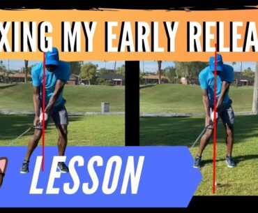 Fixing Early Release & Over Rotation In My Golf Swing // BigKurt Golf Lesson