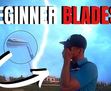 CAN A BEGINNER GOLFER HIT BLADES???
