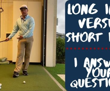 I answer a subscriber's question! Long iron versus short iron