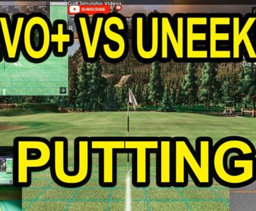 Flightscope Mevo+ VS UNEEKOR QED - Putting Review using E6 Connect