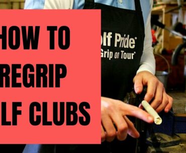 How to Regrip Golf Clubs at Home