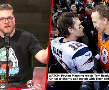 Pat McAfee Reacts To Peyton Manning BURYING Tom Brady
