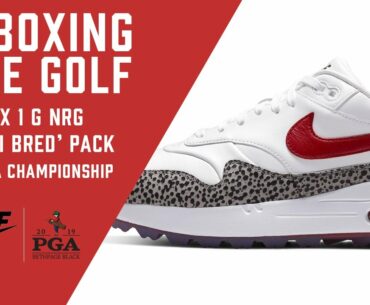 Nike Golf: Unboxing the Air Max 1 G NRG 'Safari Bred' PGA Championship 2019