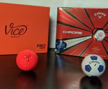 A Very Non-Scientific Comparison of Vice Pro Neon vs Callaway Chrome Soft Truvis