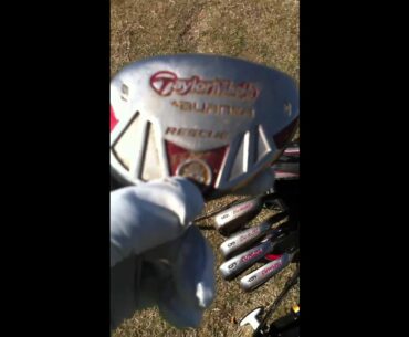 My new painted golf clubs