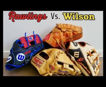 RAWLINGS VS. WILSON COMPARISON + COLLEGE VLOG
