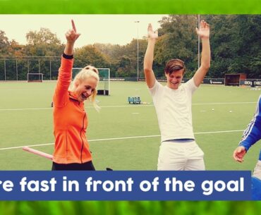Score faster in front of the goal - Field Hockey Technique | HockeyheroesTV