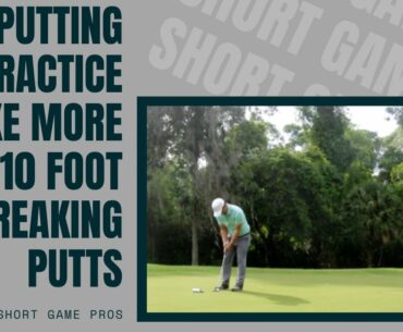 How to make more 10 foot putts. Putting practice routine by the Short Game Pros.