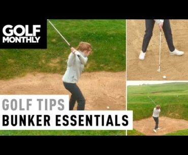 How To Play Greenside Bunker Shots I Women's Golf Tips I Golf Monthly