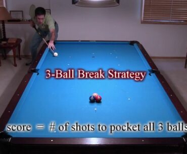 3-Ball Pool Break Strategy and Tips - How to Make a Ball and Score Low