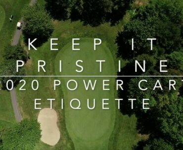 2020 Power Cart Etiquette