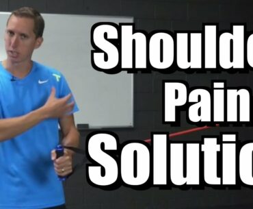 90 Second Shoulder Pain Solution - Tennis Serve - Lessons and Instruction