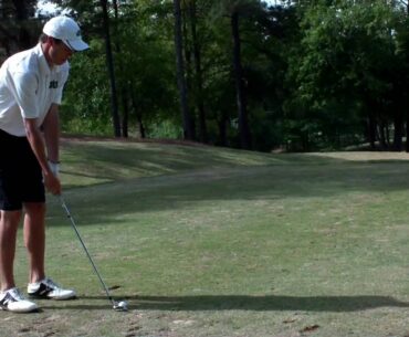 Taylor Szyndlar tees off #15 - 2010 A-Sun Championship